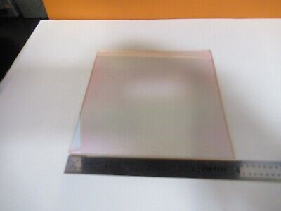 OPTICAL LARGE PLATES BK7 GLASS COATED PRO LASER OPTICS AS PICTURED &A3-B-46