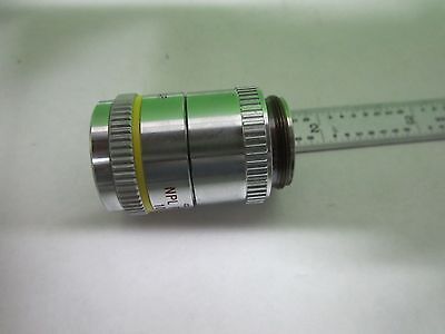 MICROSCOPE PART LEITZ NPL 10X FLUOTAR OBJECTIVE INFINITY AS IS OPTICS BIN#T5-63