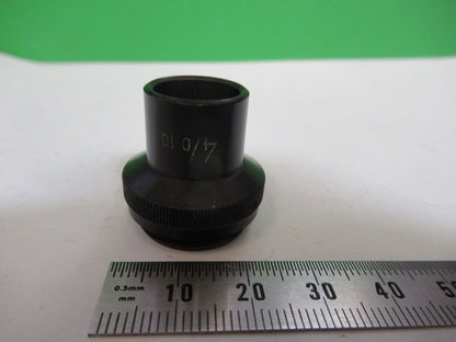 WILD SWISS 4X OBJECTIVE LENS MICROSCOPE PART as pictured Z8-A-22