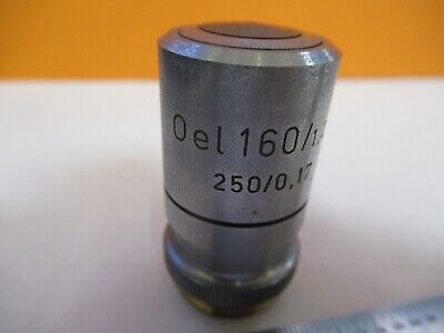 REICHERT AUSTRIA OBJECTIVE 160X /250 OPTICS MICROSCOPE PART AS PICTURED &H8-C-06