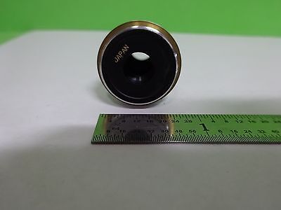 FOR PARTS MICROSCOPE OBJECTIVE JAPAN OPTICS AS IS BIN#V3-B-16