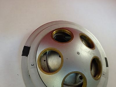 FOR PARTS MICROSCOPE NOSEPIECE TURRET NIKON JAPAN AS IS  BIN#L3-E-14