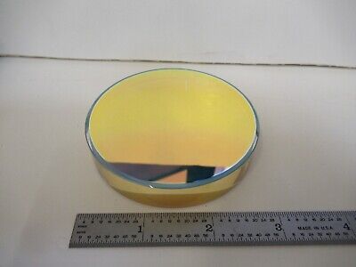 OPTICAL FLAT COATED 3" DIAMETER FUSED SILICA ZYGO OPTICS AS PICTURED &16-A-08