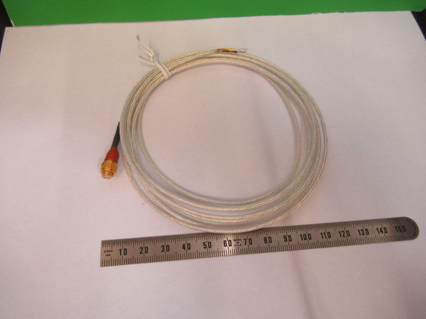 KISTLER FOUR PIN CABLE for ACCELEROMETER TRIAXIAL OR DC AS PICTURED W5-B-116