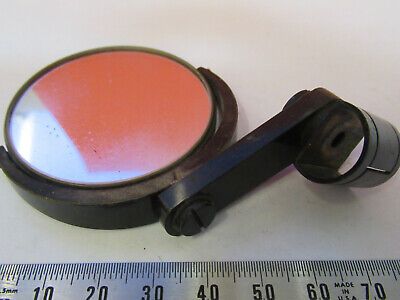 ANTIQUE BAUSCH LOMB MIRROR ASSEMBLY MICROSCOPE PART AS PICTURED &F6-B-105