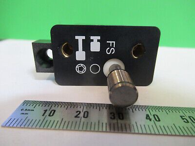 UNKNOWN IRIS DIAPHRAGM SLIDE MICROSCOPE PART AS PICTURED &Q9-A-137