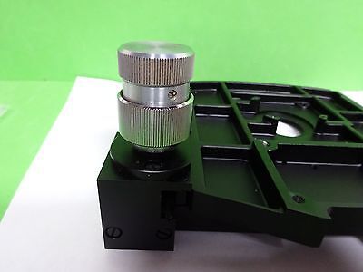 MICROSCOPE PART WILD HEERBRUGG SWISS M-12 STAGE TABLE OPTICS AS IS BIN#Z1-05