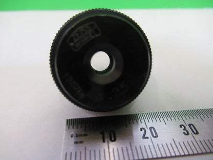 ZEISS WINKEL OBJECTIVE  2.5X /160 LENS MICROSCOPE PART AS PICTURED W4-A-47