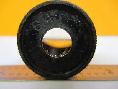 ANTIQUE CARL ZEISS EYEPIECE 6.4 OPTICS MICROSCOPE PART AS PICTURED &8M-A-69