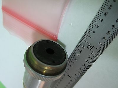 MICROSCOPE PART OBJECTIVE BAUSCH LOMB 43X OPTICS AS IS BIN#K7-F-21