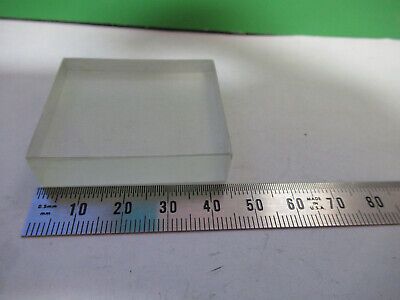 OPTICAL FROSTED GLASS BLOCK, one side polished pl-pl OPTICS AS PICTURED Z1-A-102