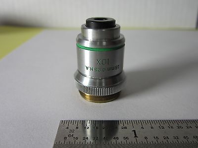 MICROSCOPE PART OBJECTIVE 10X BAUSCH LOMB OPTICS BIN#C8-17