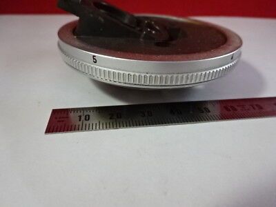 LEITZ WETZLAR GERMANY SM-LUX BRASS NOSEPIECE MICROSCOPE PART AS IS &AJ-A-06