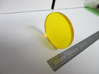 OPTICAL YELLOW FILTER LASER OPTICS AS IS BIN#L4-25