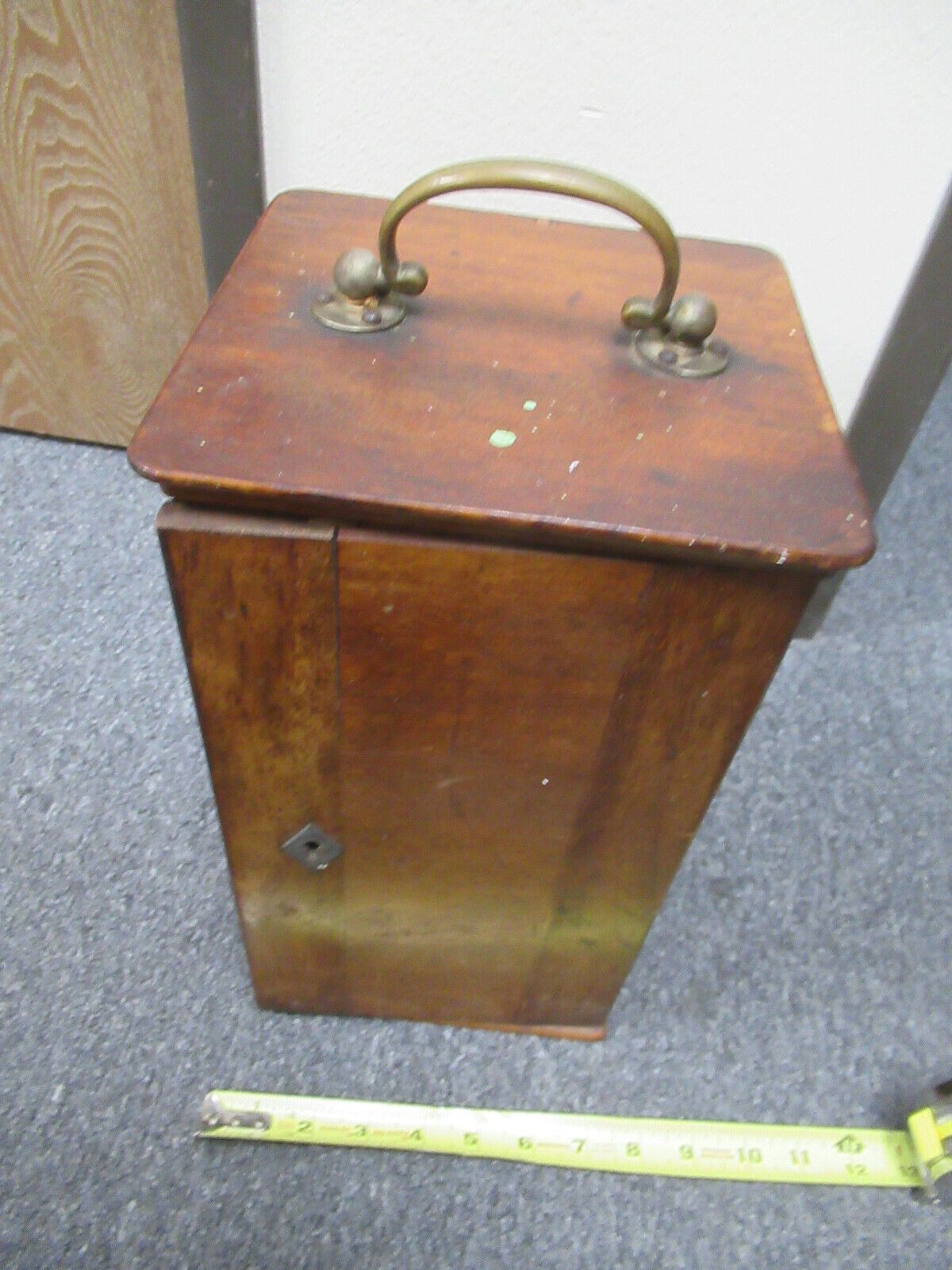 EMPTY WOOD CABINET for ANTIQUE ERNST LEITZ 1893 MICROSCOPE PART AS PICTURED &TB5