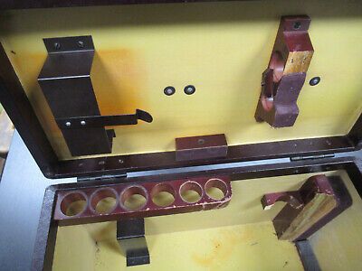 EMPTY WOOD CABINET for ANTIQUE BAUSCH LOMB MICROSCOPE PART AS PICTURED &TC5 a