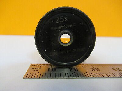 OTTO SEIBERT ANTIQUE GERMANY EYEPIECE 25X MICROSCOPE PART AS PICTURED &H1-B-25