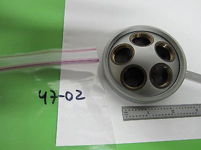 MICROSCOPE PART NOSEPIECE ERGOLUX i LEITZ WETZLAR GERMANY BIN#47-02