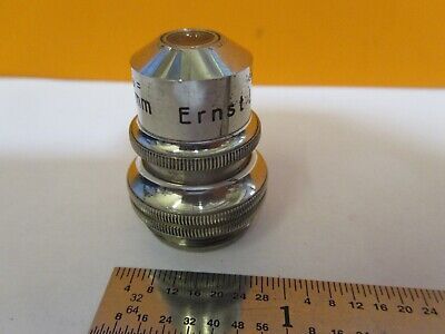 ANTIQUE ERNST LEITZ WETZLAR 14mm OBJECTIVE MICROSCOPE PART AS PICTURED &A3-B-75