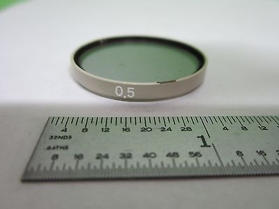 MICROSCOPE PART CARL ZEISS FILTER 0.5 HISTOLOGY OPTICS AS IS BIN#S6-52