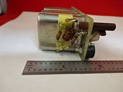 ANTIQUE QUARTZ RADIO CRYSTAL ASSEMBLY HAMMARLUND FREQUENCY CONTROL  #AH-29