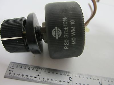 LEITZ RHEOSTAT SWITCH ERGOLUX MIKROSKOP TEILOPTIK WIE BESEHEN BIN#M2-10