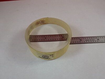 OPTICAL GLASS CONCAVE CALIBRATION LENS OPTICS AS IS B#T3-F-03