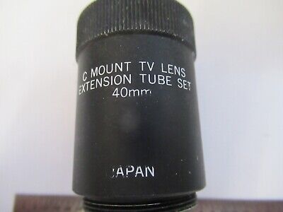 COSMICAR C MOUNT EXTENTION 40mm for TV LENS MICROSCOPE PART AS PICTURED &B5-A-14