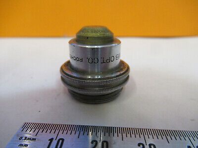 BAUSCH LOMB OPTICS 4mm /215mm OBJECTIVE MICROSCOPE PART AS PICTURED &F1-A-85