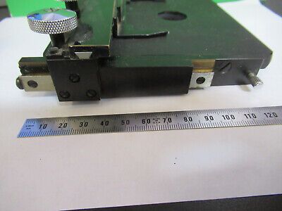 SPENCER AO XY STAGE TABLE VINTAGE MICROSCOPE PART AS PICTURED &3-C-05