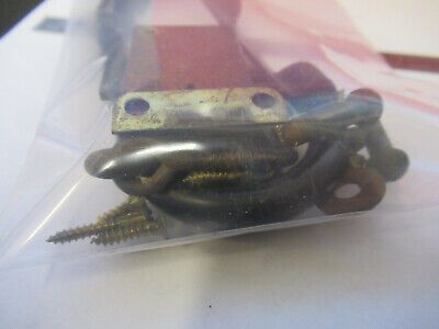 LOCK for WOOD CABINET ANTIQUE BAUSCH LOMB MICROSCOPE PART AS PICTURED &8z-a-104