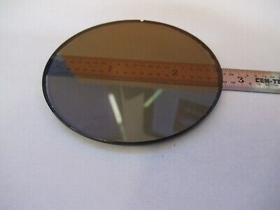 OPTICS LARGE POLARIZER LENS OPTICS MICROSCOPE PART AS PICTURED &5K-A-34