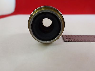 MICROSCOPE PART OBJECTIVE AO CAT 1019 10X AMERICAN OPTICS ACHRO AS IS BN#L3-E-20