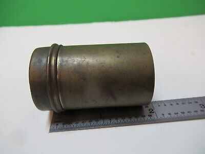 ANTIQUE MESSING BAUSCH LOMB TUBUS ?? MIKROSKOPTEIL WIE ABGEBILDET &amp;17-A-28