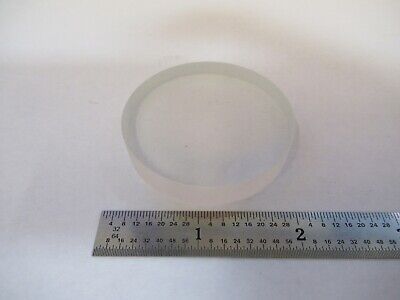 OPTICAL FLAT DULL POLISHED SIDES OPTICS AS PICTURED &8M-A-85