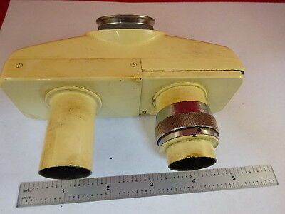 MICROSCOPE PART WILD SWISS BINOCULAR HEAD OPTICS #21-A-06