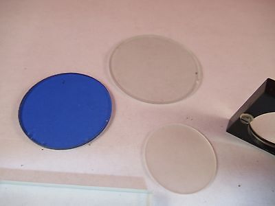 LOT OPTICAL LENS FILTER ETC OPTICS AS PICTURED &W1-A-19