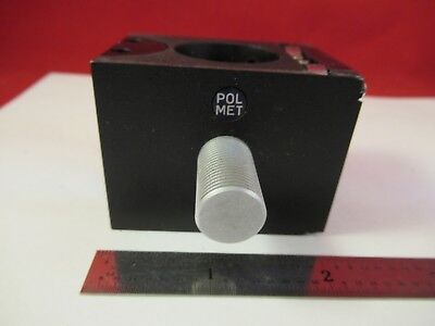 REICHERT POLYVAR POL MET CUBE POLARIZER FILTER MICROSCOPE PART OPTICS &J9-B-07