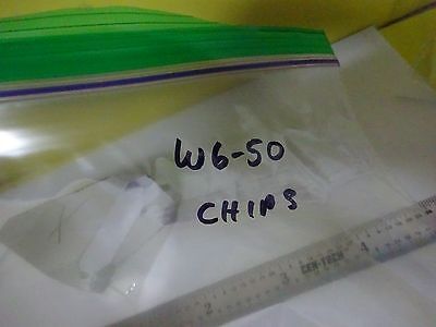 OPTICAL MICROSCOPE PRISM [some chips] LASER OPTICS BIN#W6-50