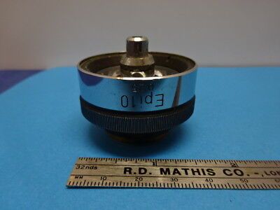 WILD HEERBRUGG SWISS OBJECTIVE EPI 10X MICROSCOPE PART OPTICS AS IS &90-A-03