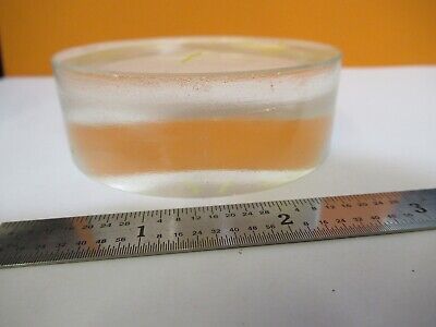 FOR PARTS OPTICAL LARGE LENS PLANO CONVEX unfinished OPTIC AS PICTURED &FT-6-210