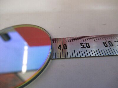 OPTICAL COATED LENS MIL SPEC FILTER RARE OPTICS AS PICTURED &87-FT-62