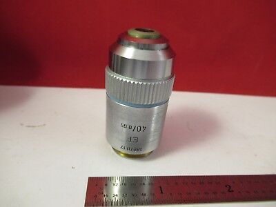 LEITZ GERMANY OBJECTIVE EF 40X /160 MICROSCOPE PART OPTICS AS PICTURED &75-B-13