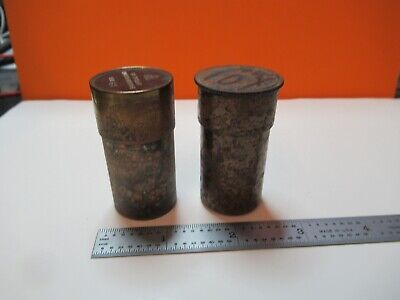 FOR PARTS REPAIR BAUSCH OBJECTIVE CAN 2X ANTIQUE MICROSCOPE AS PICTURED &16-B-90