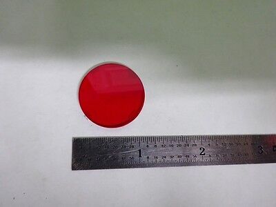 OPTICAL FILTER RED OPTICS AS IS BIN#72-66