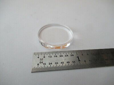 OPTICAL FLAT FUSED SILICA POLISHED BLANK LENS LASER OPTICS AS PICTURED &F4-A-36