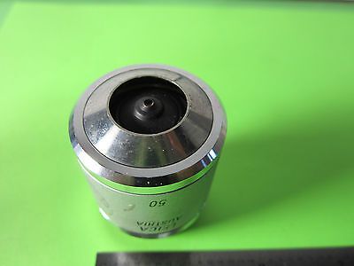 LEICA MICROSCOPE OBJECTIVE NOMARSKI 50X FLUOR INFINITY DIC IK EPI OPTICS B#A9-27