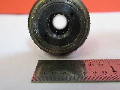 NIKON JAPAN OPTICS 4X OBJECTIVE LENS MICROSCOPE PART AS PICTURED &4B-A-63