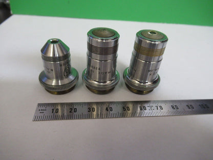 ANTIQUE SPENCER OBJECTIVE LOT LENSES MICROSCOPE PART AS PICTURED &Q4-A-04