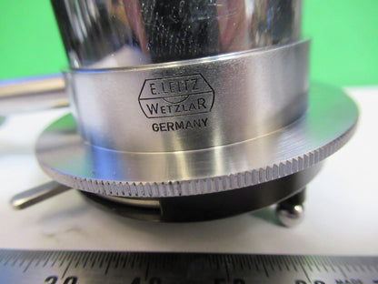 LEITZ GERMANY 1950's CONDENSER + IRIS OPTIC MICROSCOPE PART AS Pictured Z7-FT-86